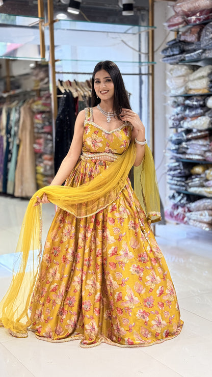Nima floral lehenga set