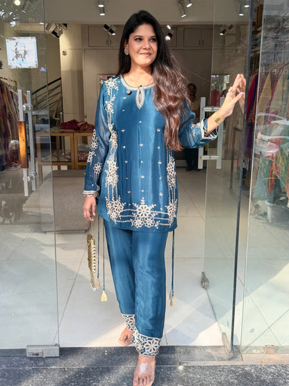 Embroided co-ord set