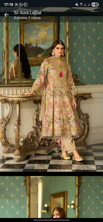 Masakali printed 3piece suit