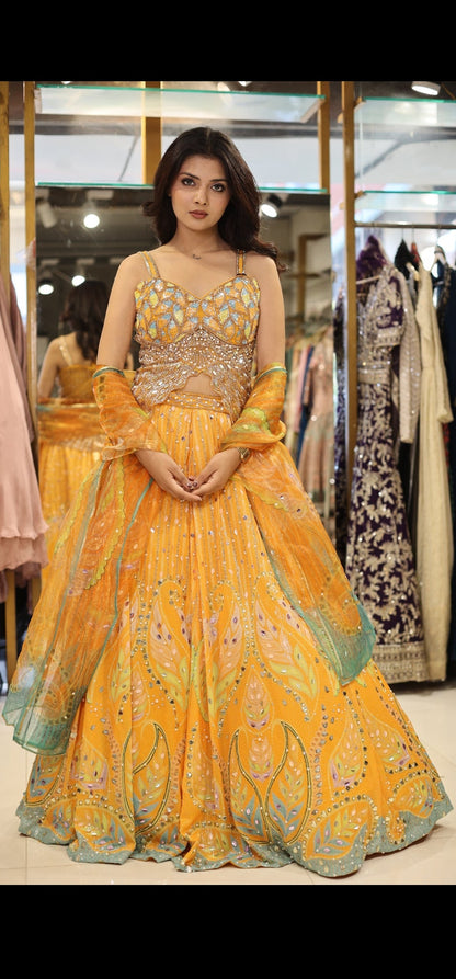 Carnival butterfly lehenga set