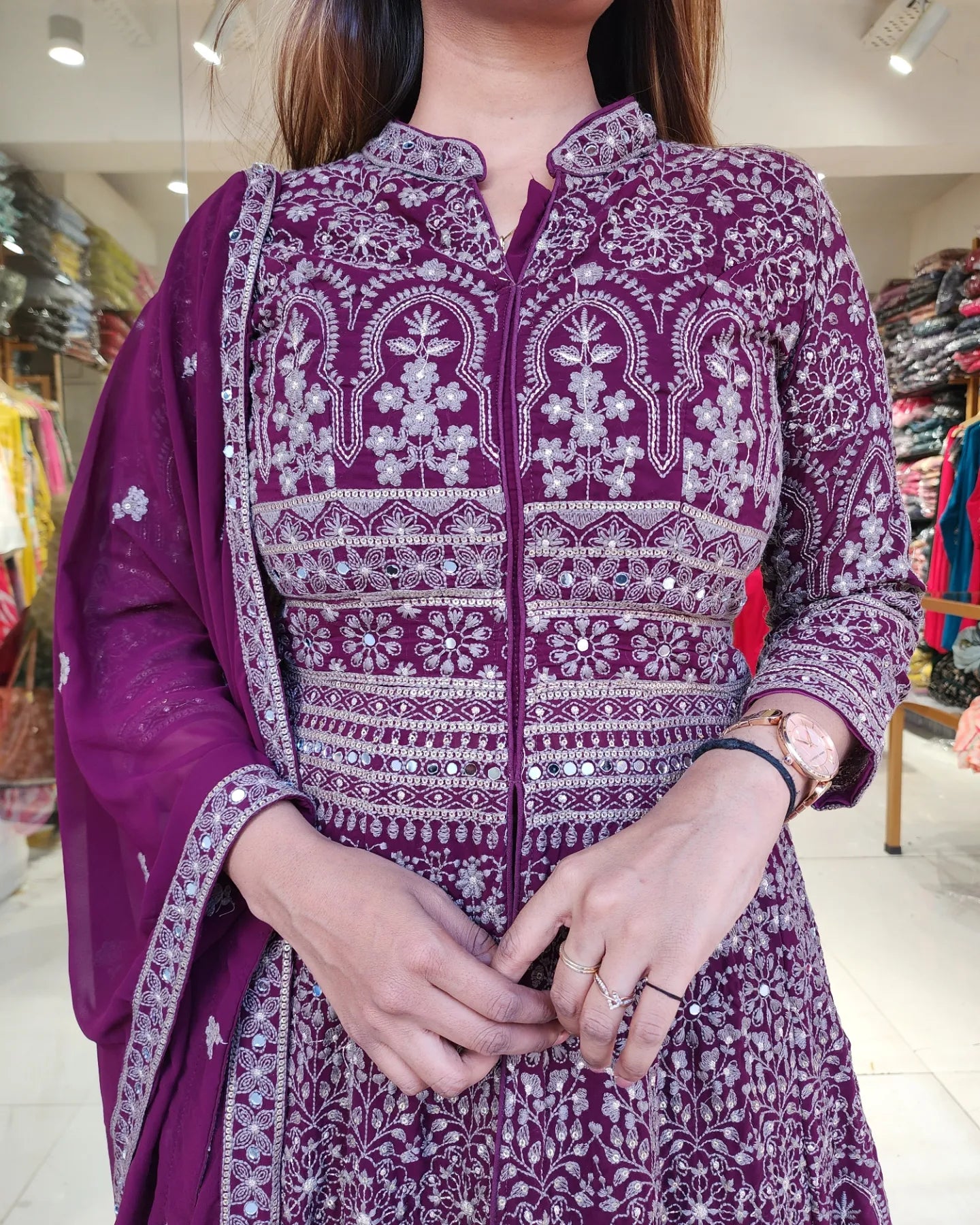 UMRAO JAAN INDO WESTERN EMBROIDED DRESS